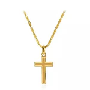 갤러리아 남자 순금 목걸이 스지 십자가 24K 26.25g 18K장식