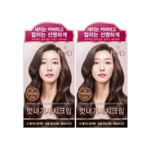 려 우아채 영양새치염색 커피브라운 6C 2개