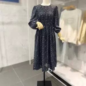 [대구백화점] [페이지플린]라운드 잔꽃 셔링 원피스(F4AOP014A)