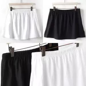 [하프클럽/]중년 빅사이즈 마담 임부복 티 레이어드 스커트 DWW3094 치마 코디