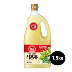 사조 해표 식용유 1.5kg 3개입/튀김요리/부침용/볶음/다양한요리가능/무배