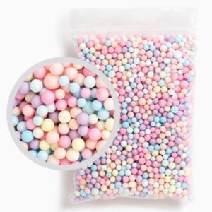 스티로폼 알갱이 컬러공 5g - 슬라임 테이프공 네일 비즈 파츠 토핑 재료