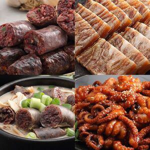 [NS홈쇼핑][작심밀도]병천아우내 순대.편육.쭈꾸미 모듬혼합 x 7팩[34107050]