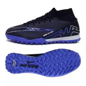에어 줌 머큐리얼 슈퍼플라이9 아카데미 인조잔디용 남자 풋살화 축구화 신발 블랙 블루 DJ5629-040