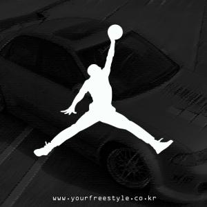 0786 Jordan cutting, 스포츠 조던,조르단,조단 스티커,카스티커,헬멧,튜닝
