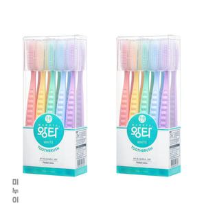 왕타 칫솔 데일리 통칫솔 파스텔 세트 10개입 2세트