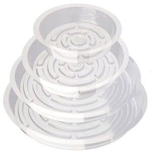 [알티피아]플랜테리어 투명 원형 트레이 화분받침대 6인치