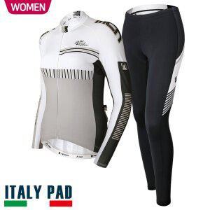 [MCN] 여자 여성 라이딩복 자전거 져지+바지 의류 스윗베이지