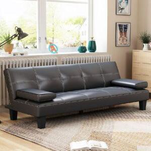 소파 베드 접이식 침대 소파 겸용 가죽 벨벳 쇼파 패브릭 3인용 거실 인조가죽 평상형 카우치