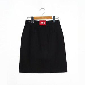 [신세계몰]교복몰 블랙 뒤1줄 조절치마 교복치마 교복 학생복.
