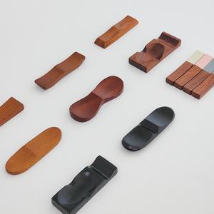 나무 수저받침 우드 젓가락 숟가락 수저받침대