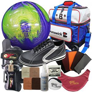 브런스윅 - 트위스트 (라벤더/라임) 풀세트  /볼링용품/볼링공