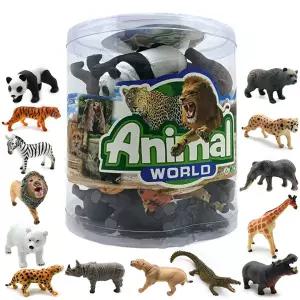 야생 피규어 미니 대형 모형 완구 장난감 14종 세트