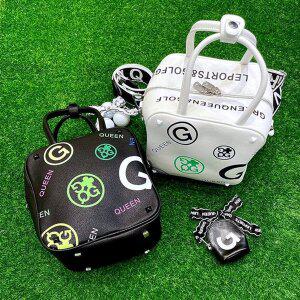 [럭스골프] 여성 플라워 큐브 크로스백 토트백 GQACC016