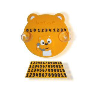 [제이큐]원형 주차용 전화번호 알림판 무한 변경 가능 숫자판