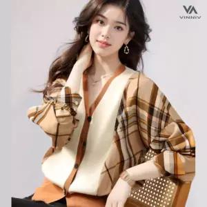 [비니브]다이어 패턴 가디건