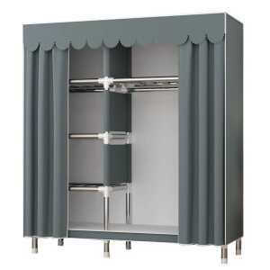 접이식 튼튼한 비키니 정인스토어 이불장 철제 원룸 커튼형 설치