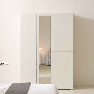 [보루네오하우스][초특가] 보루네오 오브제 LPM 키큰장_푸시 1300 거울 옷장세트