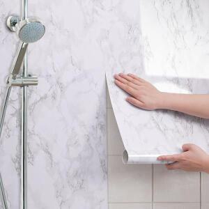 인테리어 벽지 거실 셀프 포인트 도배욕실 접착 벽지 롤, 10 미터 방수, 습기 매우 두꺼운 스티커, 변기 리