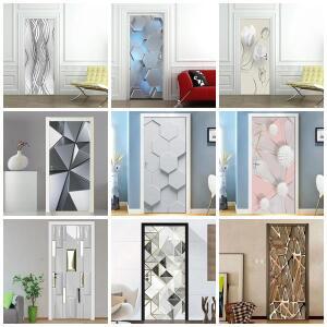 인테리어 벽지 거실 셀프 포인트 도배현대 패션 화이트 진주 문짝 스티커, 붙이는 접착식 풀바른 3D 추상