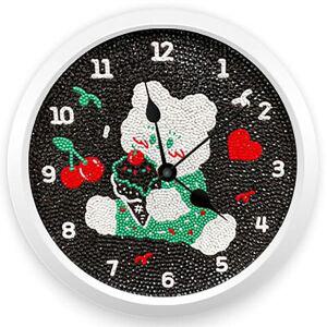 [기타]수예용품 뽐뽐 메론소다베어 체리 시계 보석십자수 23.5x23.5