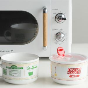 손잡이 라면기 도자기 라면그릇 뚜껑 사발 머그형 1L 전자레인지