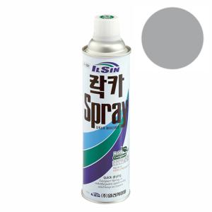 일신 락카 스프레이 뿌리는 페인트 연회색 420ml