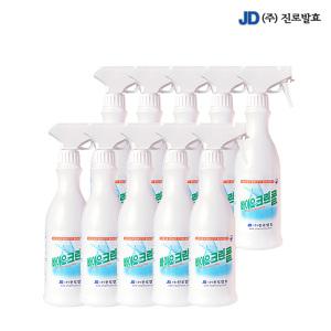 진로발효 바이오크린콜 450mlx10개 뿌리는소독제 스프레이 식품 기구 살균 에탄올 알콜 발효주정