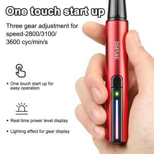 DSPIAE ES-A 왕복 샌딩기 DIY 전기 그라인딩 펜, 플라스틱 모델 헤드, 사포 공예 도구