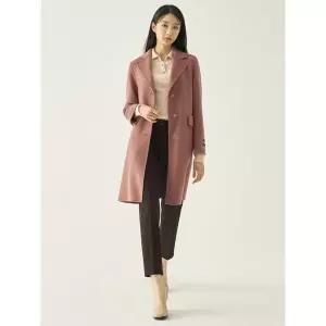 [하프클럽/]Z-셀렉션 캐시미어 투버튼 핸드메이드 코트 LFLCNA01_PK