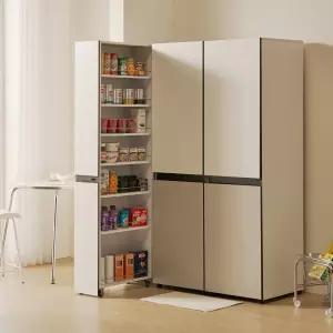 해피아이 비올레 냉장고 틈새장 틈새수납장 슬라이딩 주방수납장 비스포크 타입