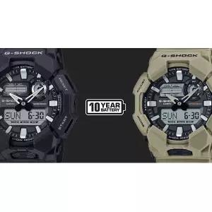 [롯데백화점]지샥 카본 코어 10년 배터리 방수 밀리터리 시계 GA-010