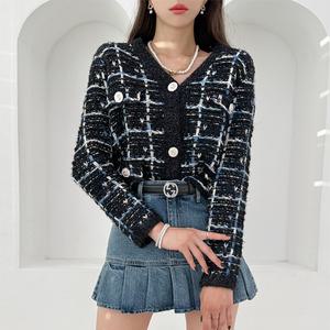 금찌 코이 트위드  니트가디건 JK6974