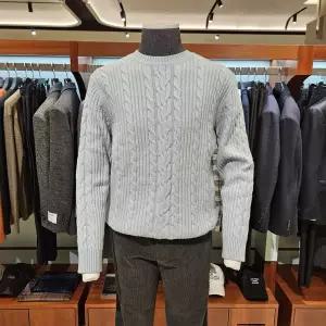 [킨록바이킨록앤더슨](신세계 사우스시티)캐시함유 케이블 라운드 조직감 니트 4종 택1