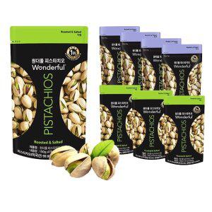 원더풀피스타치오 하루 견과류 구운 파스타치오 건강간식 견과 150g 가염4봉+후추4봉