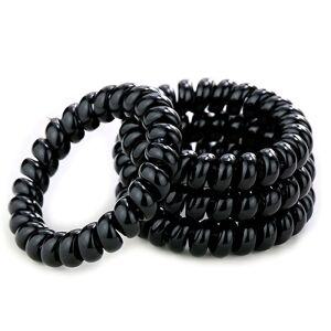 예쁜 전화선 머리끈 스프링 헤어끈 대용량 100개입 스프링머리끈 꽈배기머리끈 무매듭머리끈