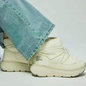 아키클래식 발편한 방한 패딩 슈즈 부츠 아이슬린 패딩 부츠 아이보리