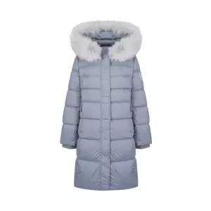 [롯데백화점]크로커다일레이디 후드폭스털카라롱구스다운패딩점퍼 CLDWDW109