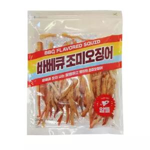 정화식품 바베큐 조미 오징어 270g 맥주 소주 안주