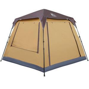 텐트 8인용 브라운 2단 원터치