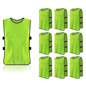 히즈플랜 축구 팀조끼 10p, 그린, FREE