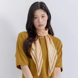 [지센] (2컬러) 페이즐리 믹스 패턴 마름모 스카프 LAAMO814