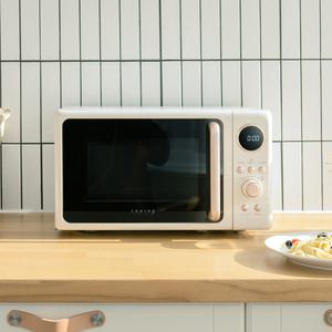 쿠잉 레트로 전자레인지 MM-ER20A 크림 20L 미니 소형