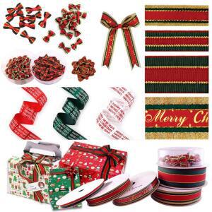 [HYIJDU8N_4B]크리스마스 리본 선물포장 리본끈 25mm