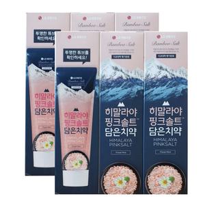 히말라야 핑크솔트 플로럴민트 튜브치약 100g, 6개