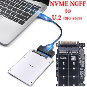 SSD어뎁터 데스크탑 컴퓨터용 어댑터 컨버터 M 2 SSD to U NVMe SATA Bus NGFF PCI e SFF 8639 PCIe M2