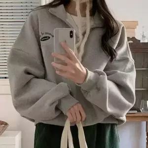 [코코블랑] 모먼트 자수 양기모 반집업