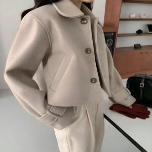 [JHQRFVF5_4B]2컬러 가을 가을옷 겨울 고퀄 카라넥 숏코트