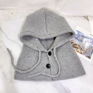 [제이커머스]여성 바라클라바 니트 후드 모자 넥워머 겨울 목토시 겨울방한모자 여자바라클라바 니트넥워머