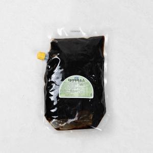 유니푸드 데리야끼소스 2kg 업소용 달콤 닭꼬치 소스 대용량 타코야끼